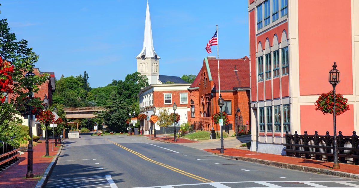 Downtown Winchester Main Street with church steeple